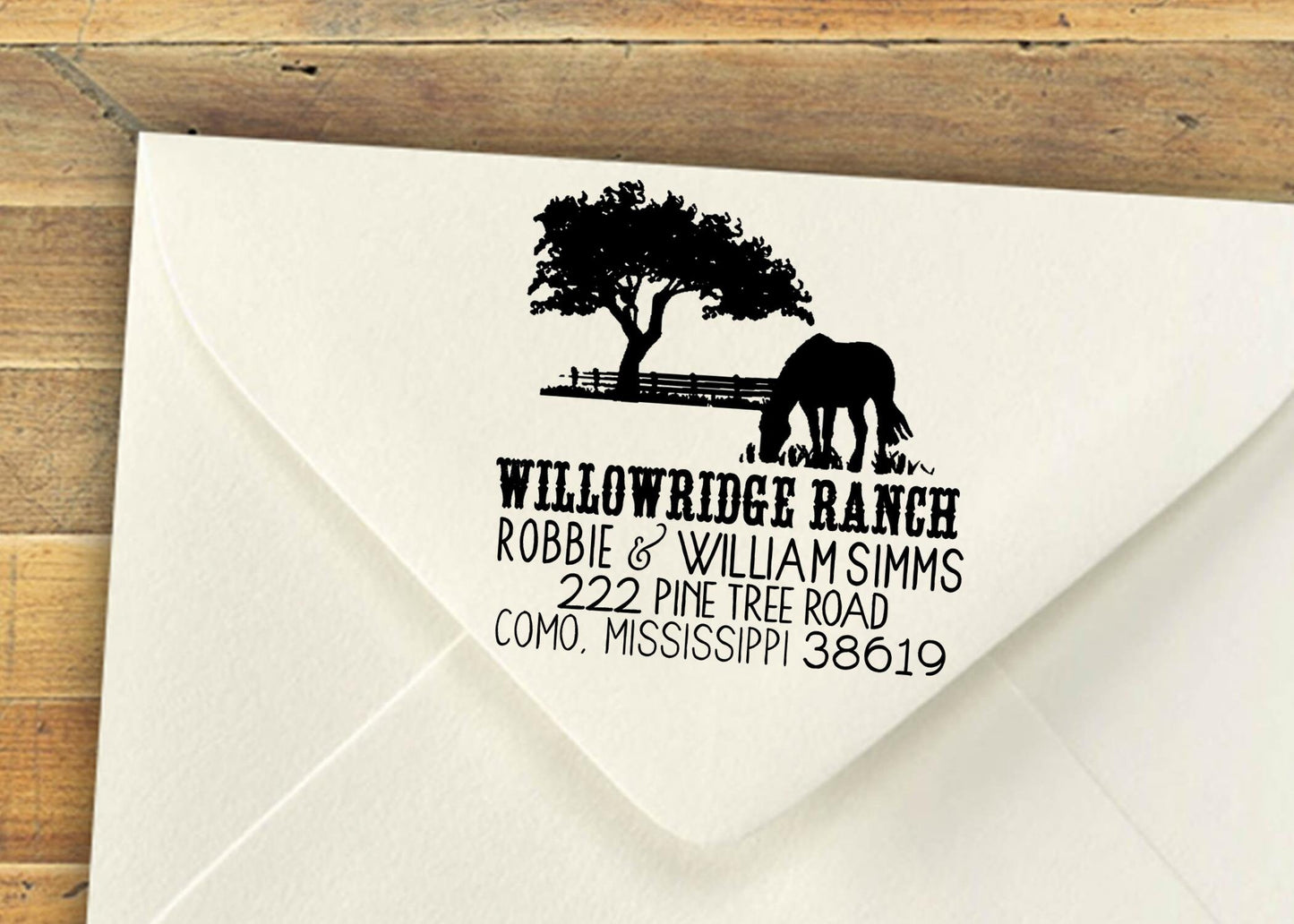 Custom Self-Inking Stamp – Return Address for Business or Home