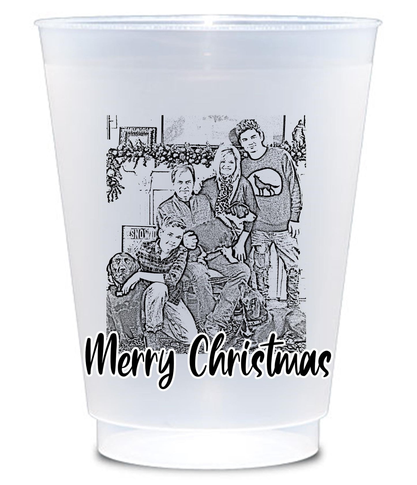 Custom Pet Wedding Cups – Frosted Flex Cups for Receptions or Animal Lovers