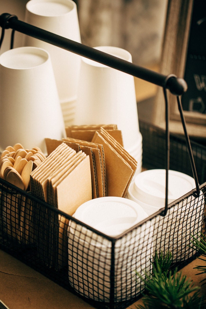 Custom Logo Coffee Cups – Paper Cups for Weddings, Buffets, or Office Events
