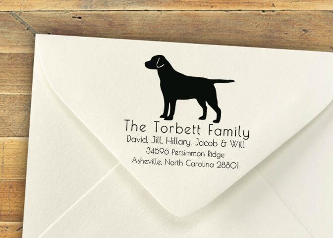 Labrador Dog Stamp – Custom Return Address for Dog Lovers