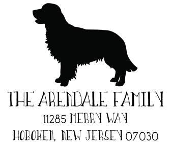 Custom Dog Address Stamp – Self-Inking Stamp for Any Breed, Return or Gift Use