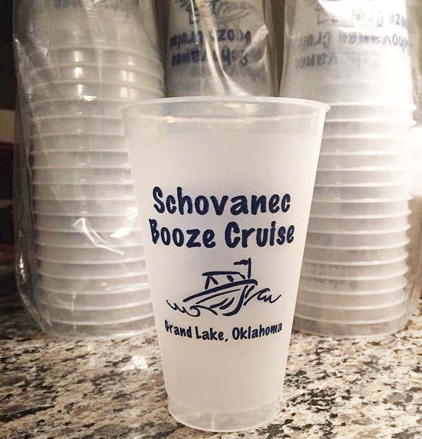 24oz Custom Wedding Cups – Personalized Drinkware for Reunions or Bachelorette Parties