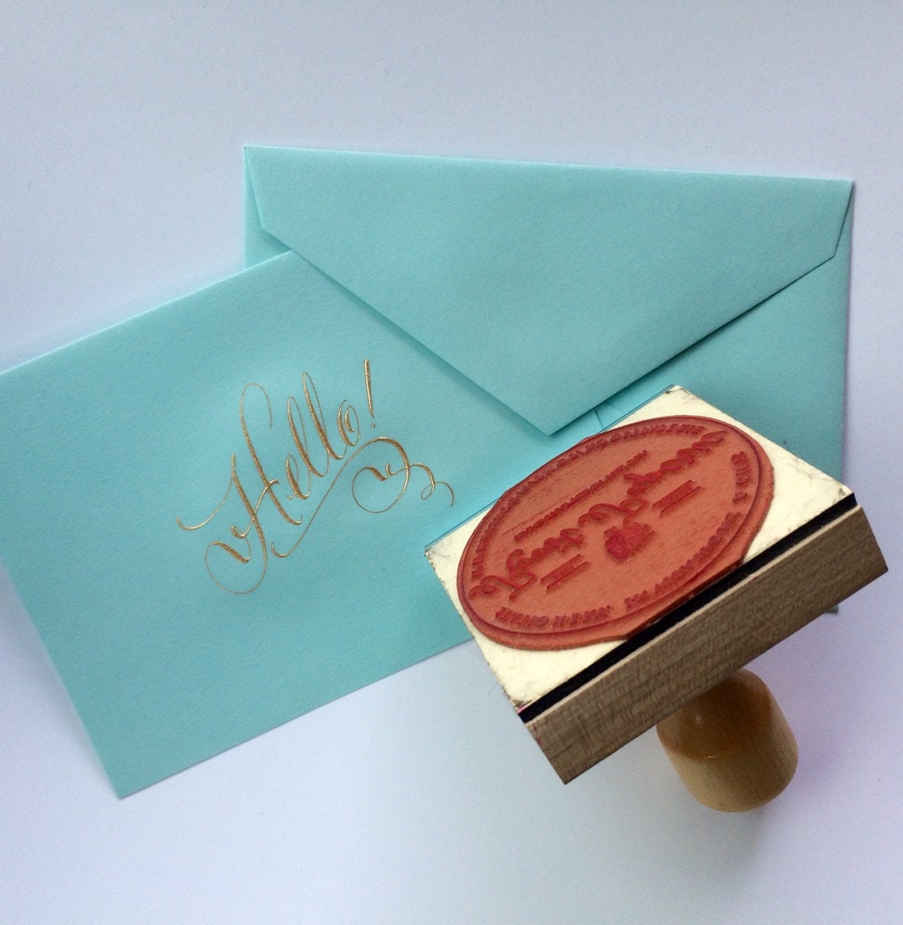Self-Inking Business Stamp – Personalized Rubber Stamp for Stores or Offices
