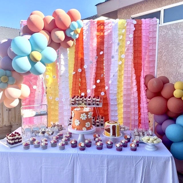 Paper Party Garland – Birthday & Baby Shower Streamer Banner