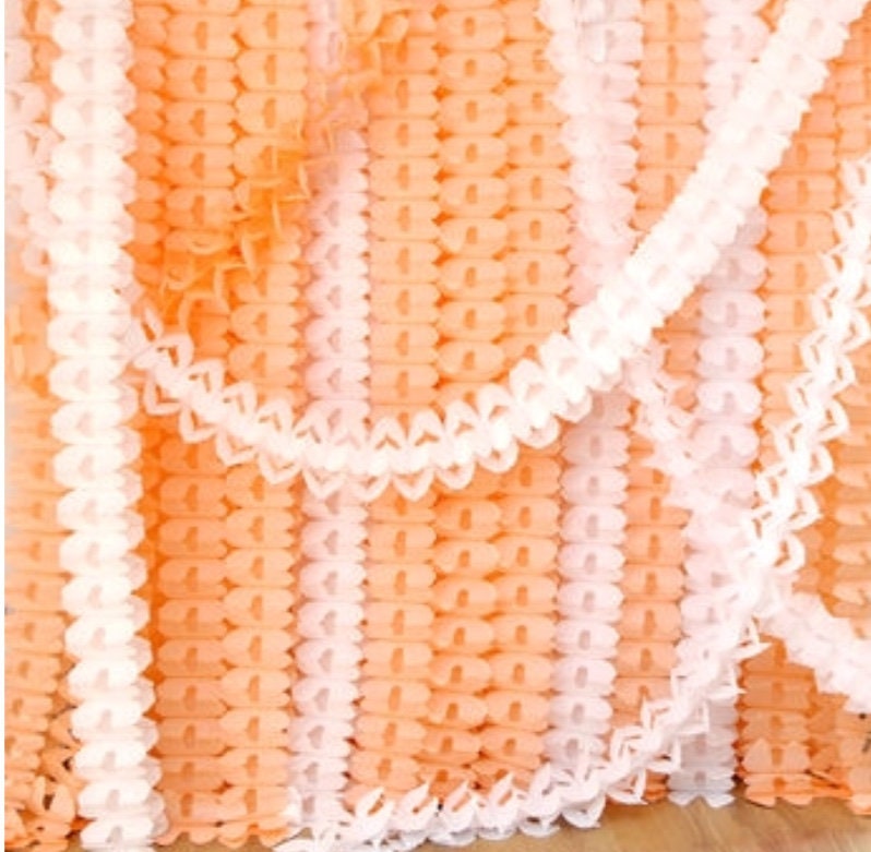 Event Flower Garland – Streamers for Showers, Birthdays, or Fiesta Decor