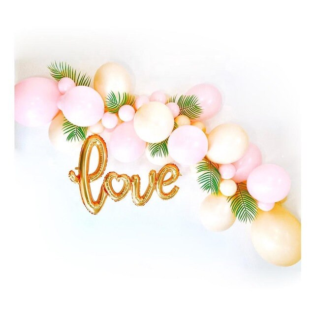 Love Script Balloon – Rose Gold Valentine’s Day or Proposal Photo Prop