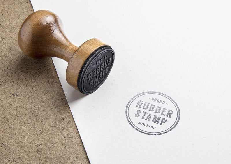 Self-Inking Business Stamp – Personalized Rubber Stamp for Stores or Offices
