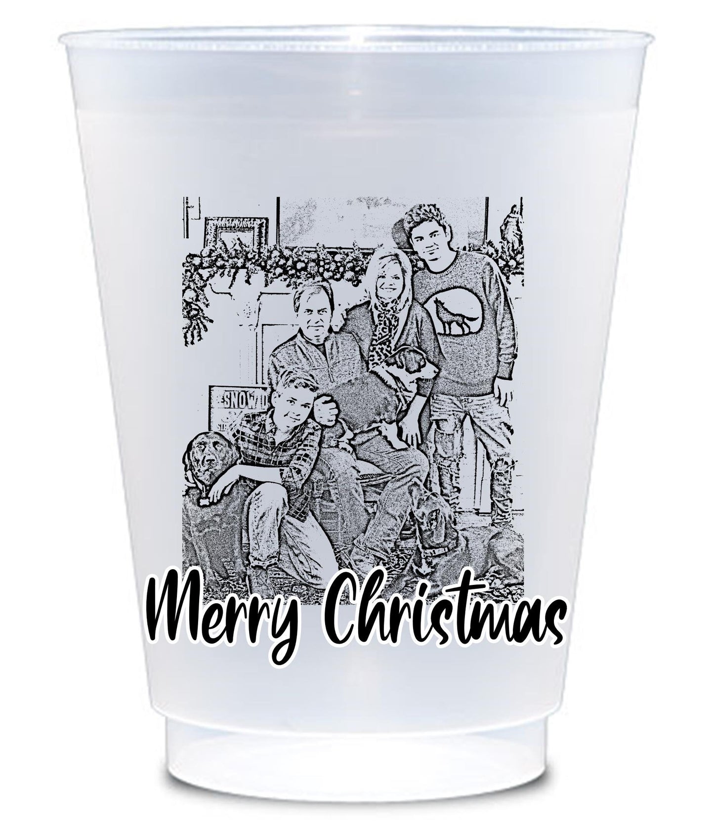 Custom Photo Cups – 16oz Personalized Cups with Your Picture for Weddings & Birthdays