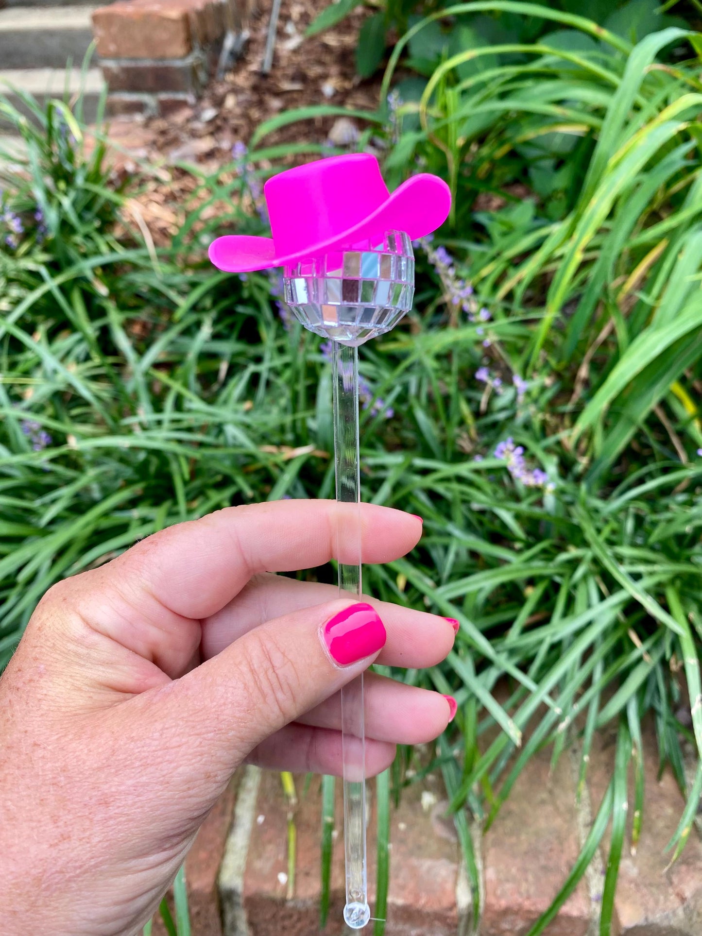 Cowboy Disco Ball Stir Stirrers – Nashville Bachelorette or Bar Cart Party Accessories