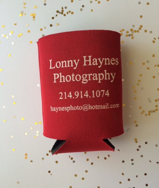 Wedding Drink Hugger – Personalized Koozie for Family Reunions or Receptions