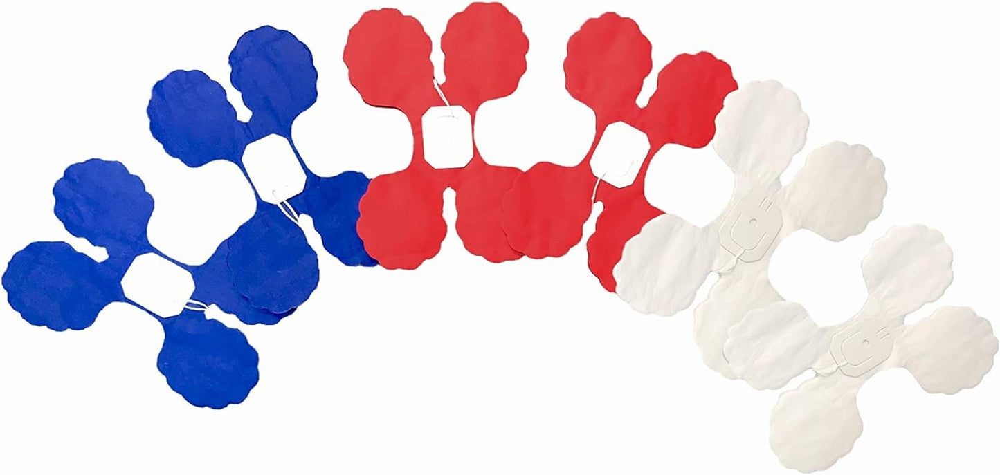 Fourth of July Paper Garland – Patriotic Streamer Backdrop for Weddings or Birthdays
