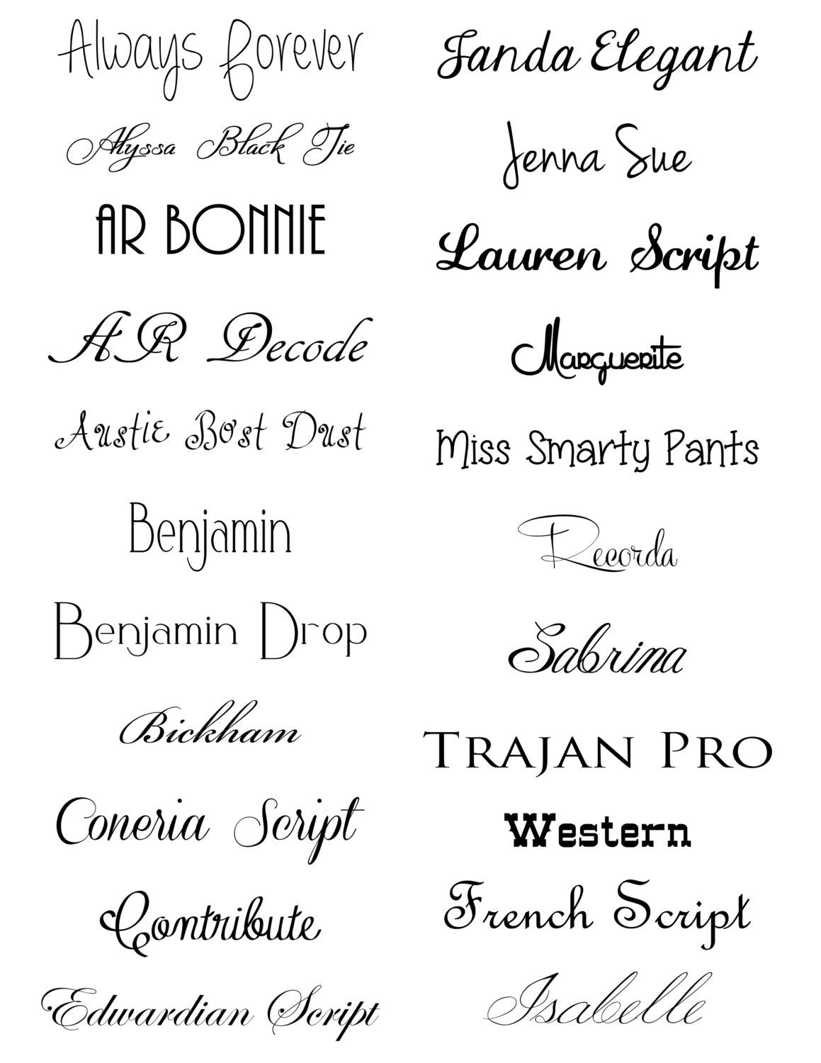 Monogram Stationery Set – Personalized Notecards in Cute Script Style