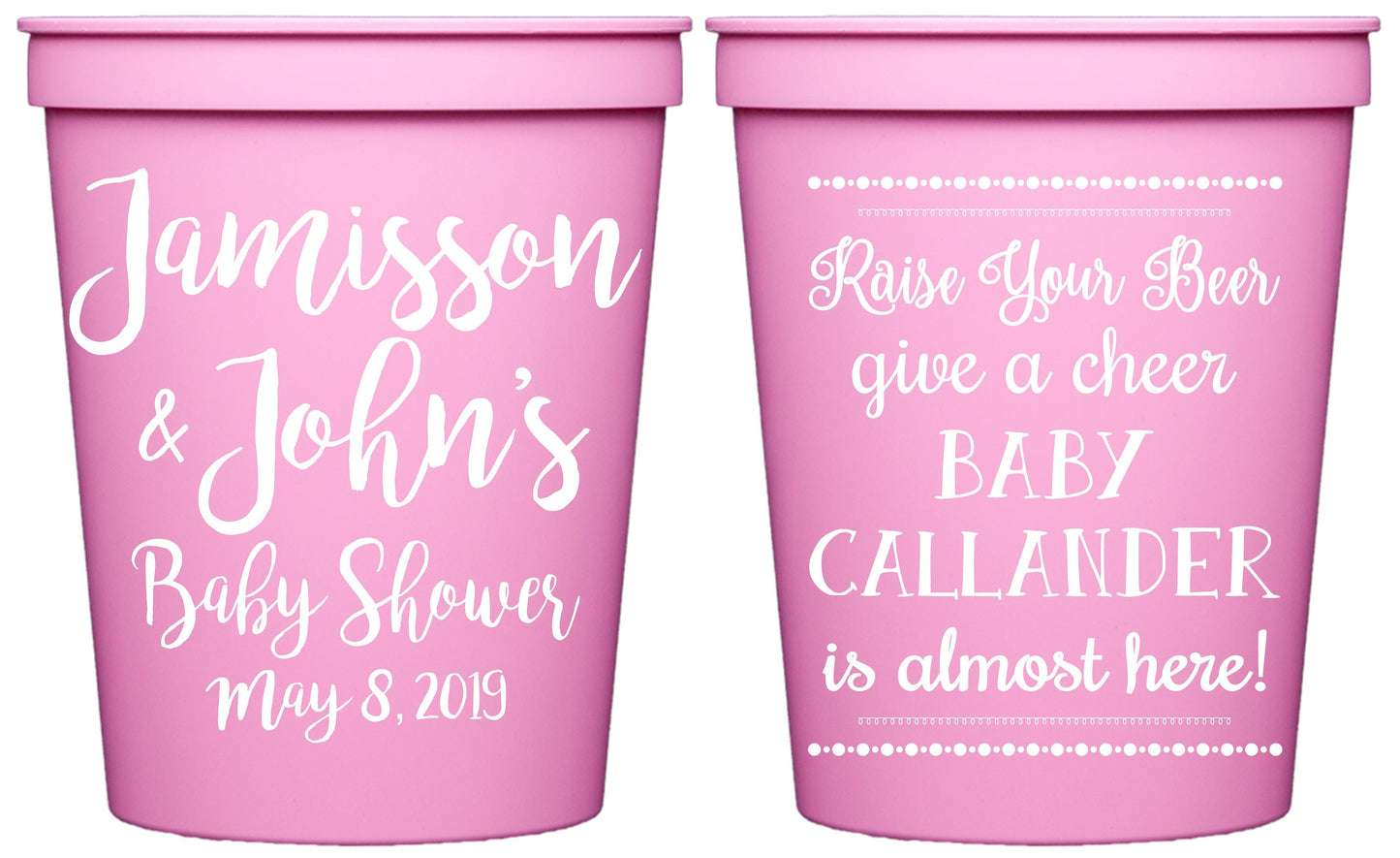 Stadium Cup 2-Color Print Upgrade – Add Two Colors to Your Custom Design