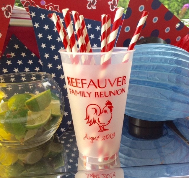 Frosted Wedding Cups – Custom Toast & Bar Cups with Monogram