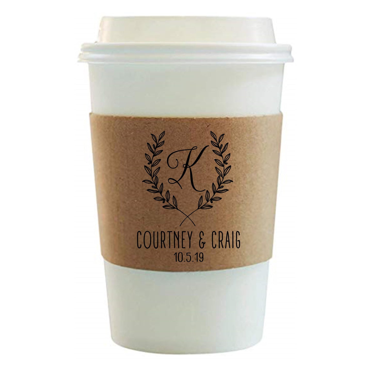 Personalized Coffee Sleeves – Custom Wedding or Event Wraps