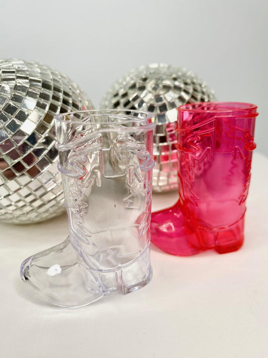 Cowgirl Party Shot Glasses – Nashville Last Rodeo Cowboy Boot Cups for Bachelorettes