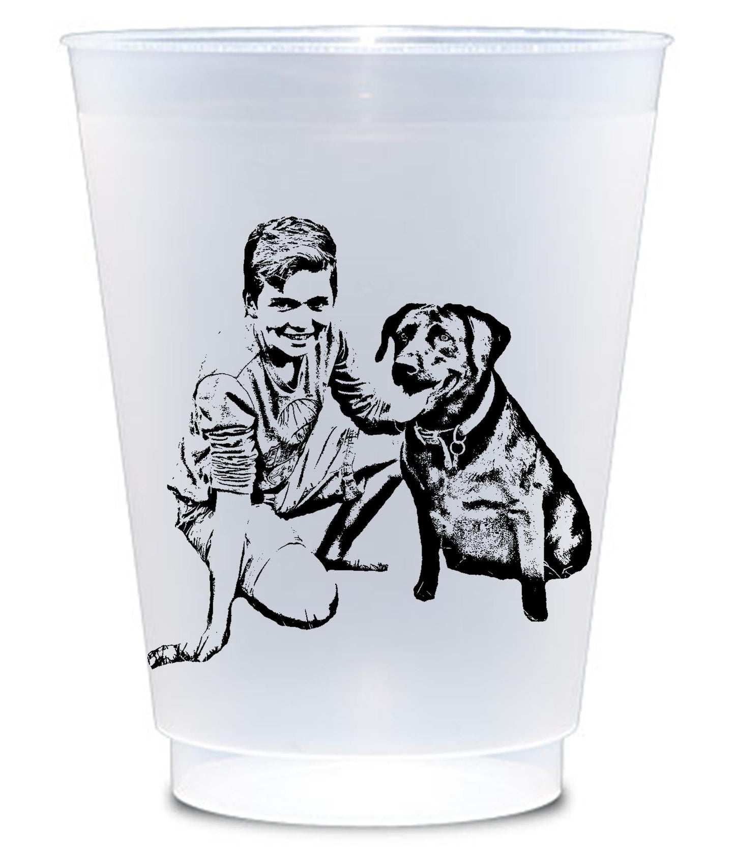 Custom Photo Cups – 16oz Personalized Cups with Your Picture for Weddings & Birthdays