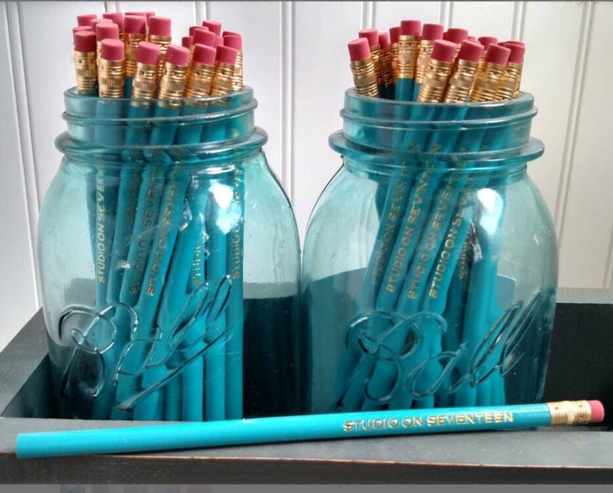 Personalized Engraved Pencil Set – Custom Gift for Teachers, Students, or Holidays