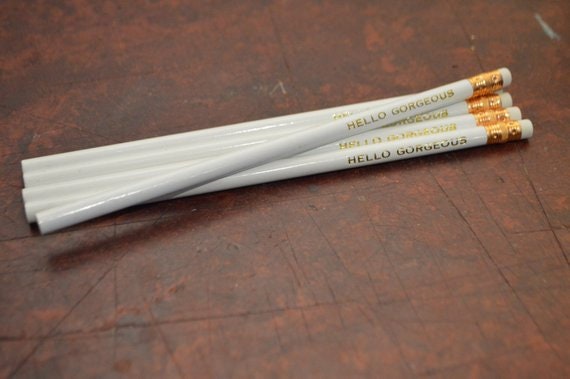 FREE Personalization Pencil Set – Custom Engraved Gift for Parties | Set of 15
