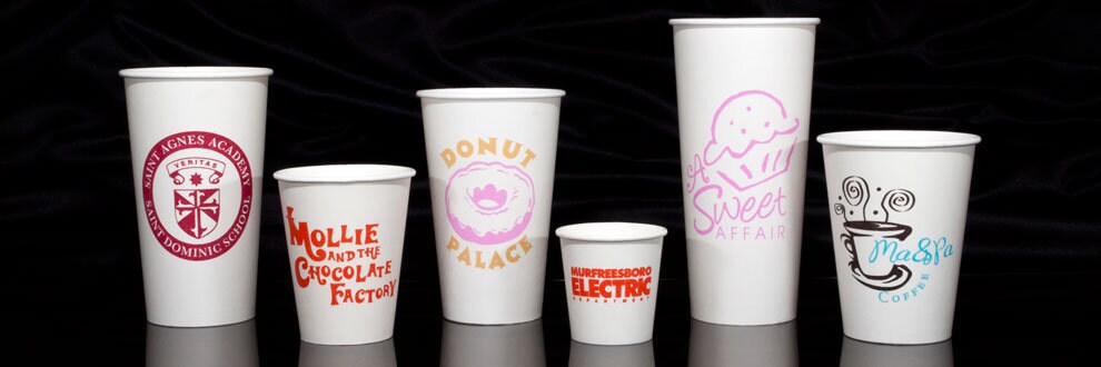 Custom Logo Coffee Cups – Paper Cups for Weddings, Buffets, or Office Events
