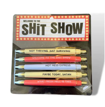 Welcome to the Shit Show – Funny Novelty Pen Set