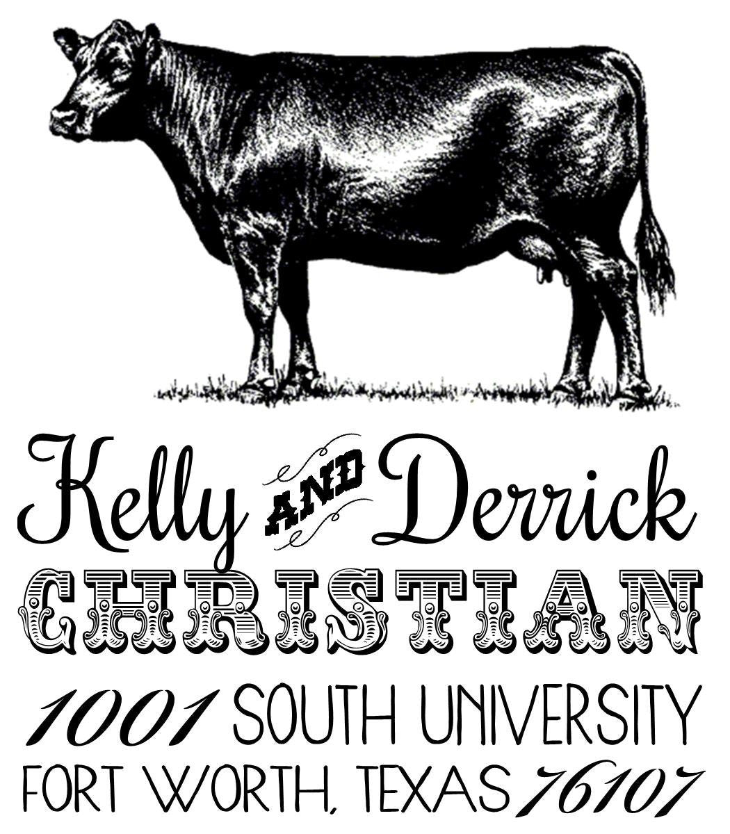 Farm & Business Self-Inking Stamp – Custom Return Address Stamp