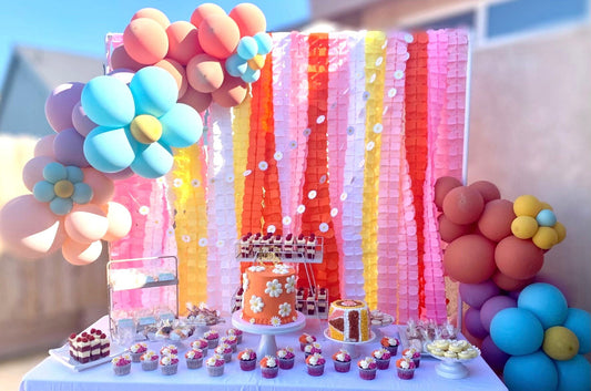 Paper Party Garland – Birthday & Baby Shower Streamer Banner