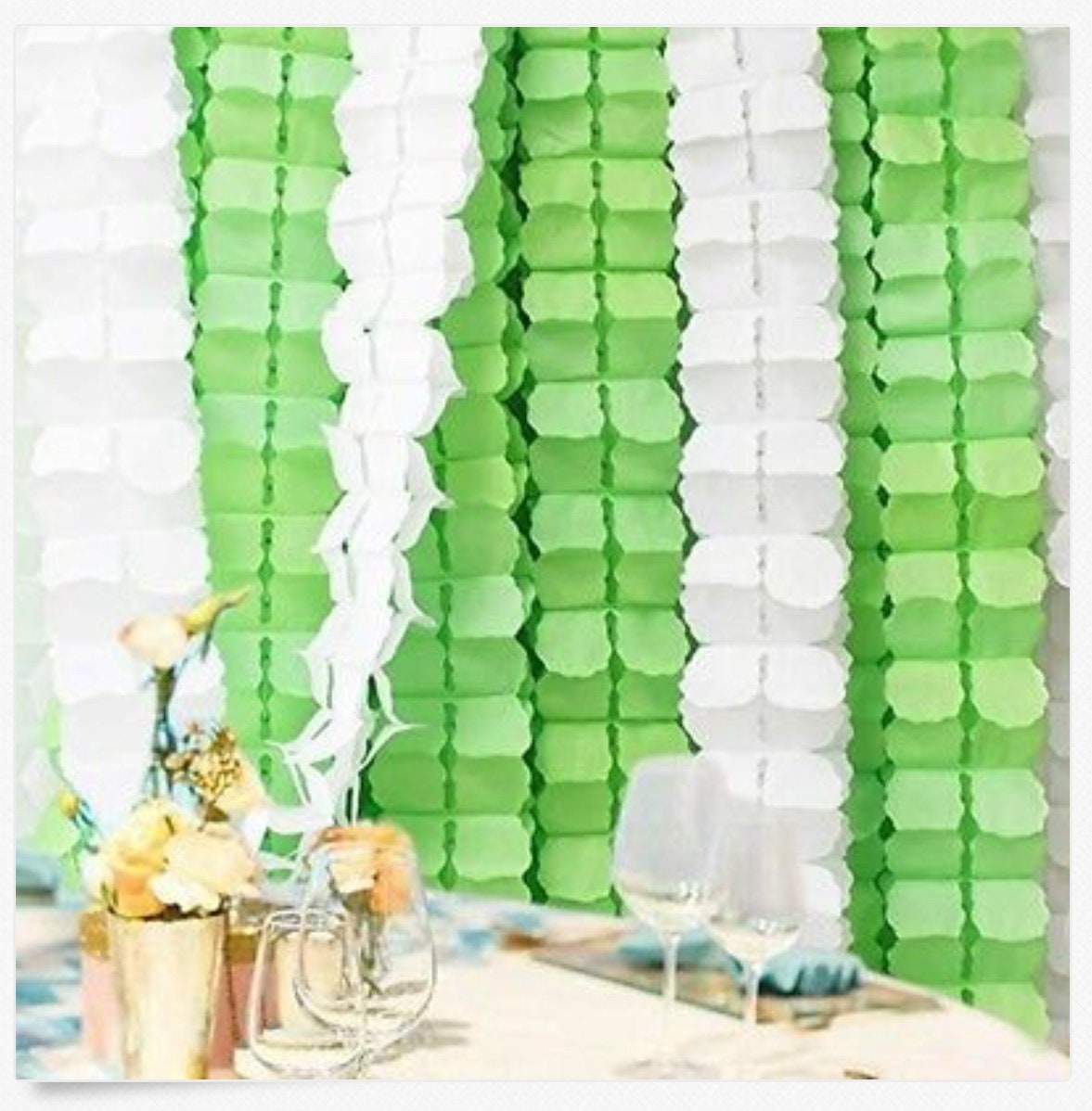 Photo Backdrop Garland – Baby Shower & Gender Reveal Banner for Party Decor