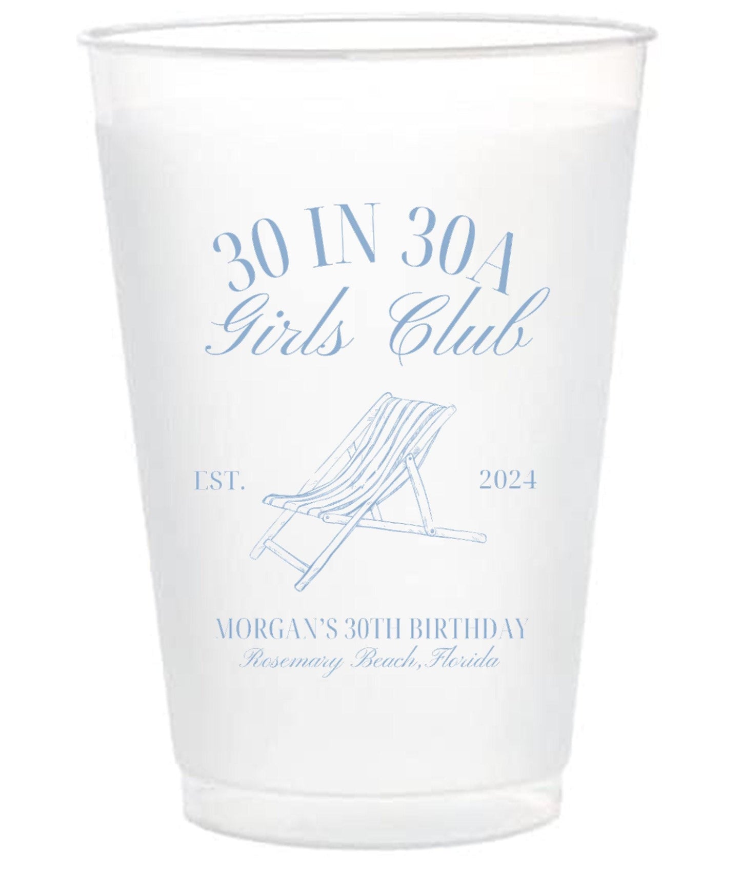 Personalized Wedding Cups, Frosted Cup, Shatterproof Frost Cups, Wedding Toast Cup, Custom Reception Bar Cups, Monogram Cups, Family Reunion