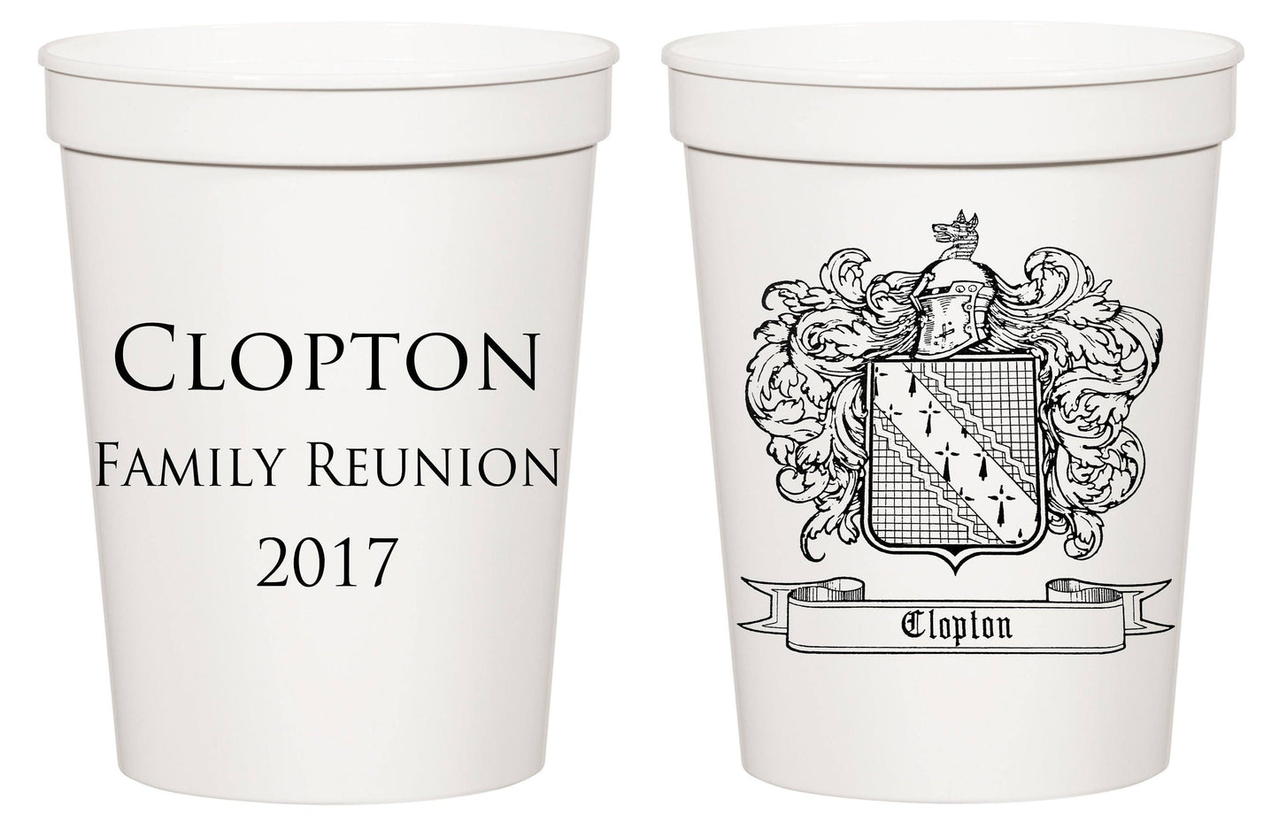 Monogrammed Frost Flex Cups – Personalized Wedding or Shower Drinkware