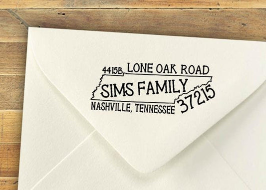 Tennessee Return Address Stamp – Custom Farm or Holiday Gift Stamp