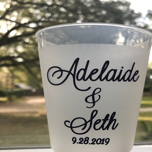 24oz Custom Plastic Cups – Personalized for Weddings, Corporate Events, or Parties