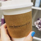 Wedding Coffee Bar Cups – Personalized Paper Cups for 'The Perfect Blend' Theme