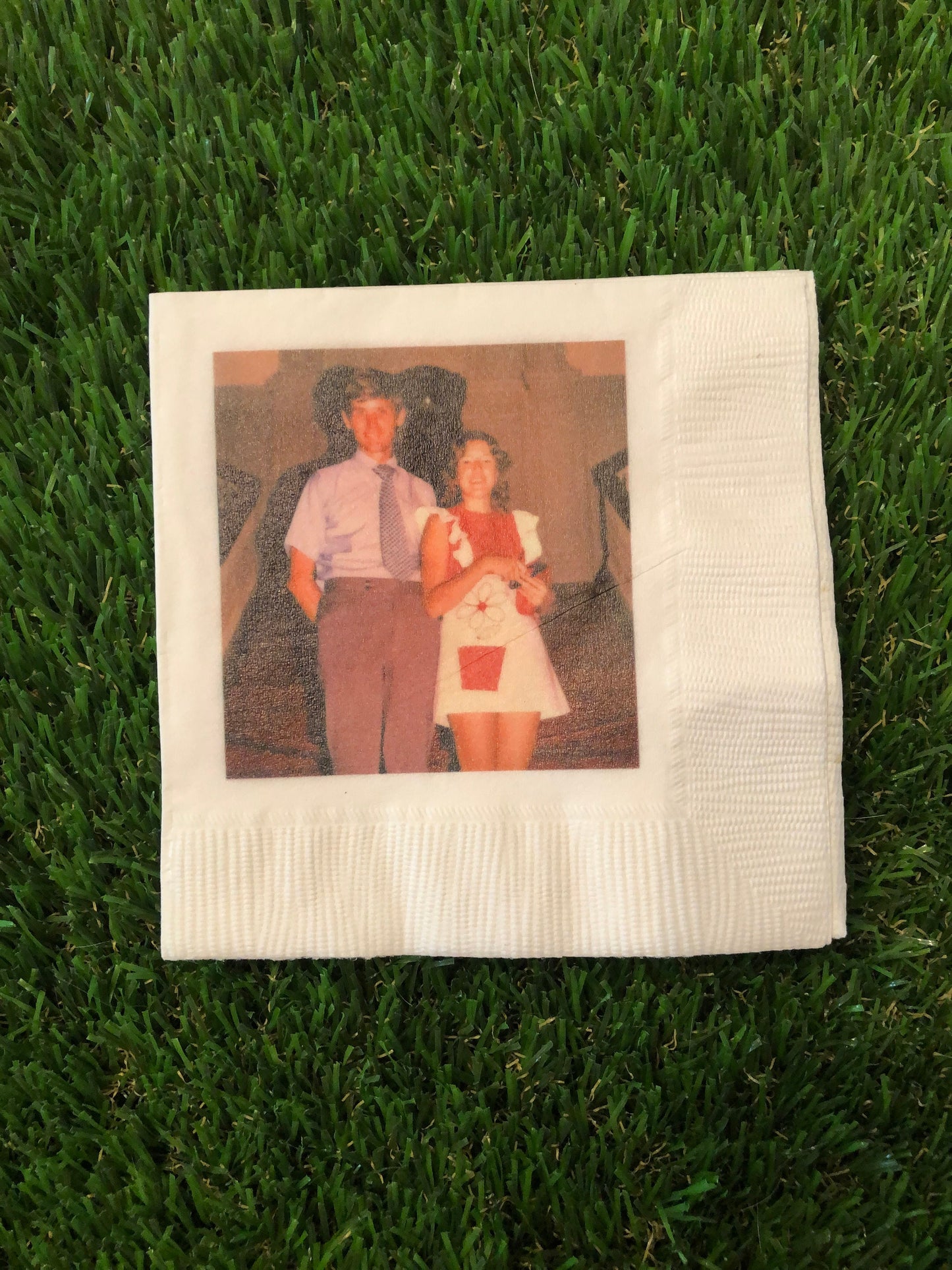 Custom Photo Cocktail Napkins – Full Color Wedding or Party Paper Napkins
