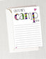 Camp Note Cards – Custom Thank You Stationery for Kids & Summer Camp