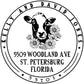 Custom Ranch Address Stamp – Farm Logo, Cow or Homestead Design