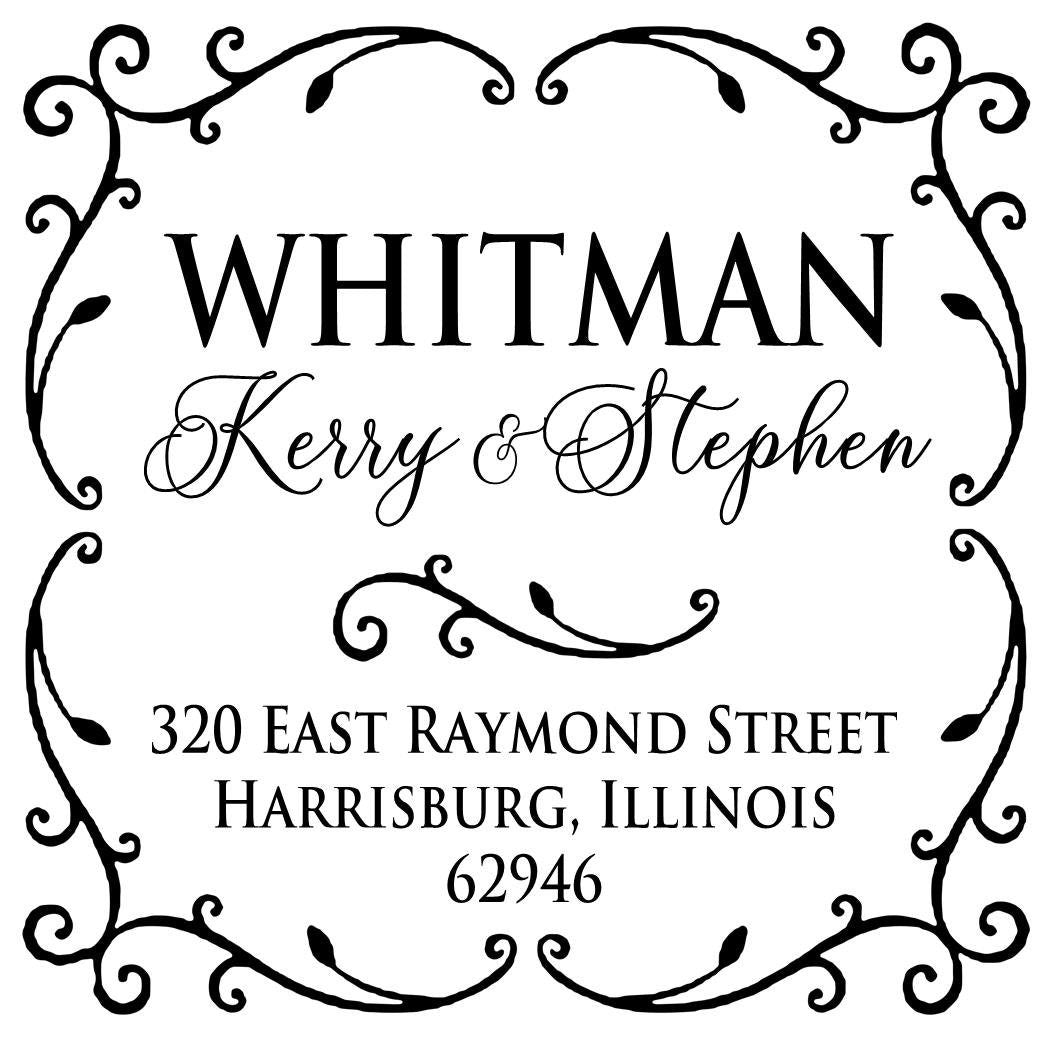 Custom Self-Inking Stamp – Return Address for Business or Home