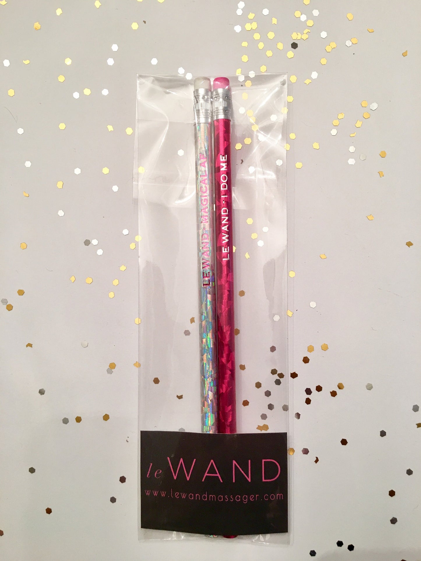 Glitter & Hologram Pencils – Fun Engraved Pencil Set for Teachers or Christmas Gifts