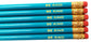 Foil Stamped Pencil Set – Personalized Teacher or Student Name Gift