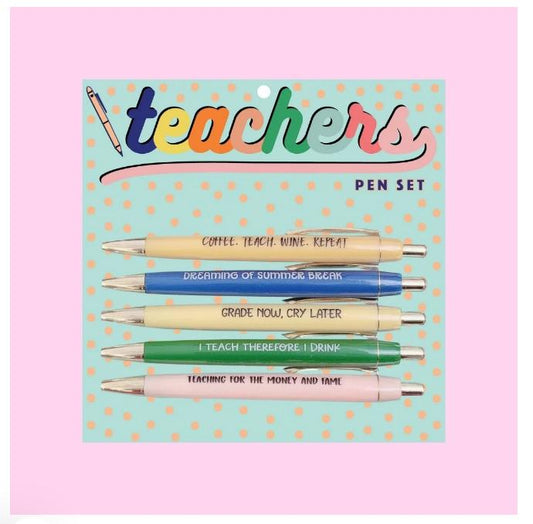 Teachers Pen Set – Personalized Gift for Classrooms & Holidays