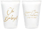 ‘Oh Baby!’ Frost Flex Cups – Shatterproof Baby Shower Cups for Sprinkle or Gift Giving