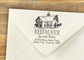 Farm Logo Stamp – Custom Rubber Stamp with Animal, Cow, or Barn Design