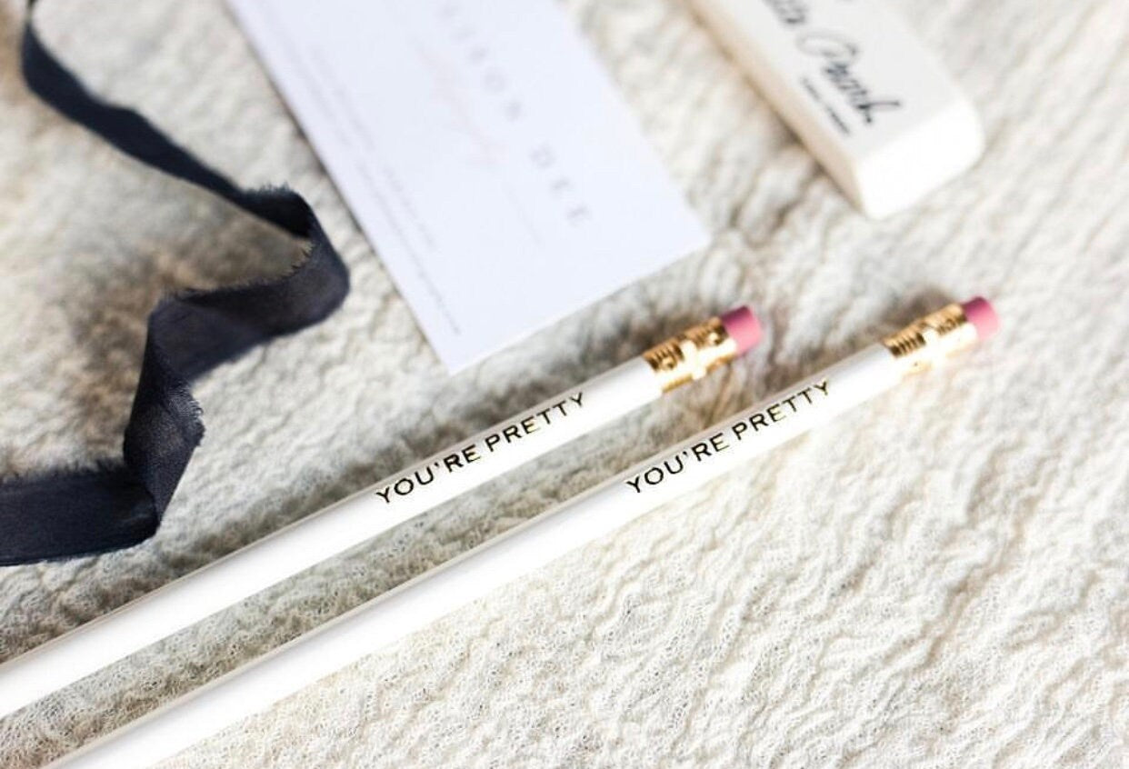 Custom Name Pencils – Set of 12 Engraved Pencils for School or Christmas Gifting