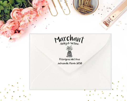 Self-Inking Business Stamp – Personalized Rubber Stamp for Stores or Offices