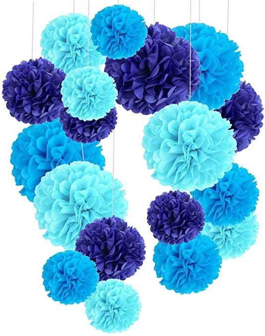 Fiesta Streamer Pom Poms – Bridal or Birthday Party Garland