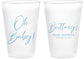 ‘Oh Baby!’ Frost Flex Cups – Shatterproof Baby Shower Cups for Sprinkle or Gift Giving