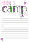Camp Note Cards – Custom Thank You Stationery for Kids & Summer Camp