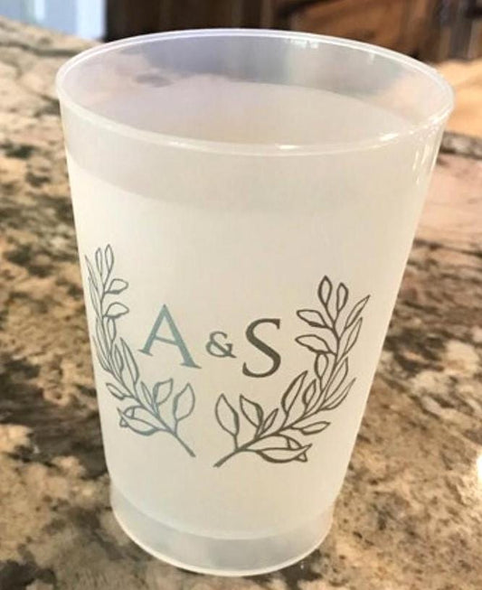 Custom Frost Flex Party Cups – Personalized for Weddings, Bachelorettes & Birthdays