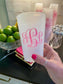 Frost Flex Monogrammed Party Cups, Personalized Wedding or Shower Drinkware
