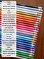 Custom Name Pencils – Set of 12 Engraved Pencils for School or Christmas Gifting